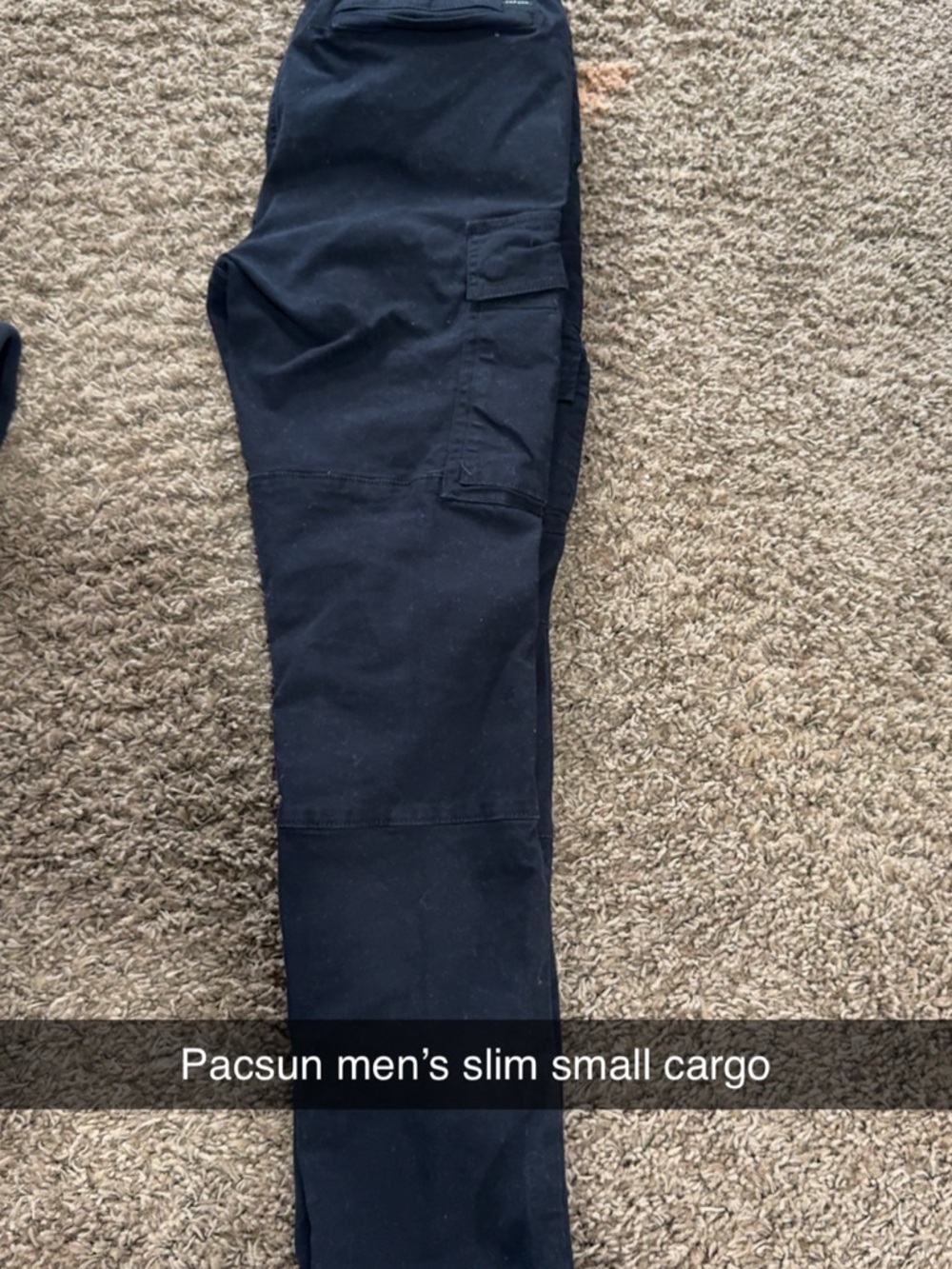 PacSun Men's Slim Cargo Pants - Black